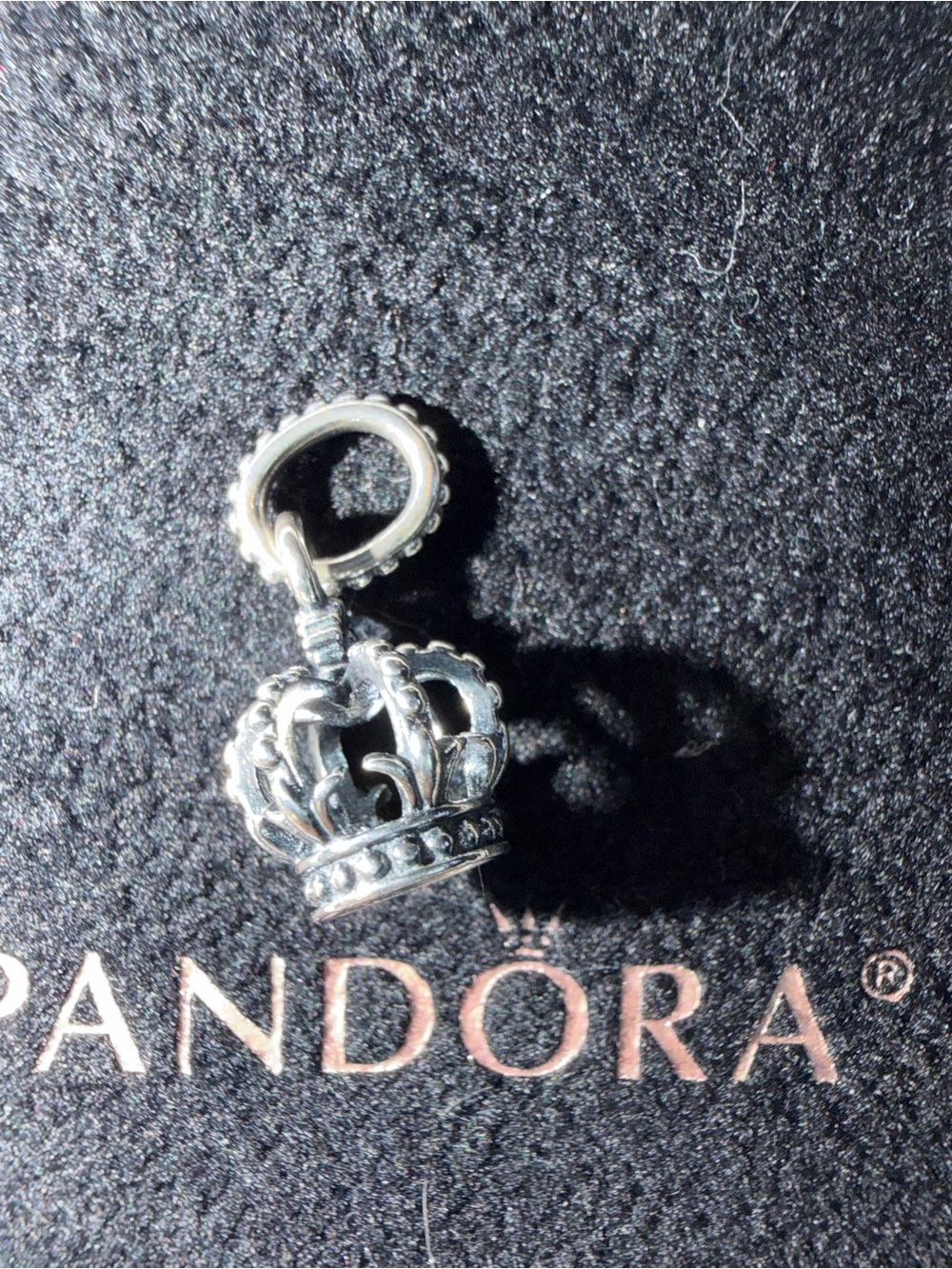Pandora Silver Crown Charm